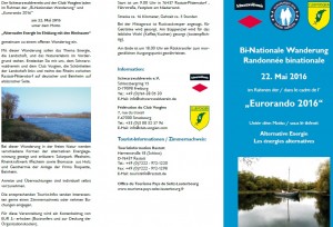 Flyer Eurorando 2016 (Allemand)