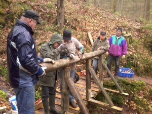 L'équipe en plein travail